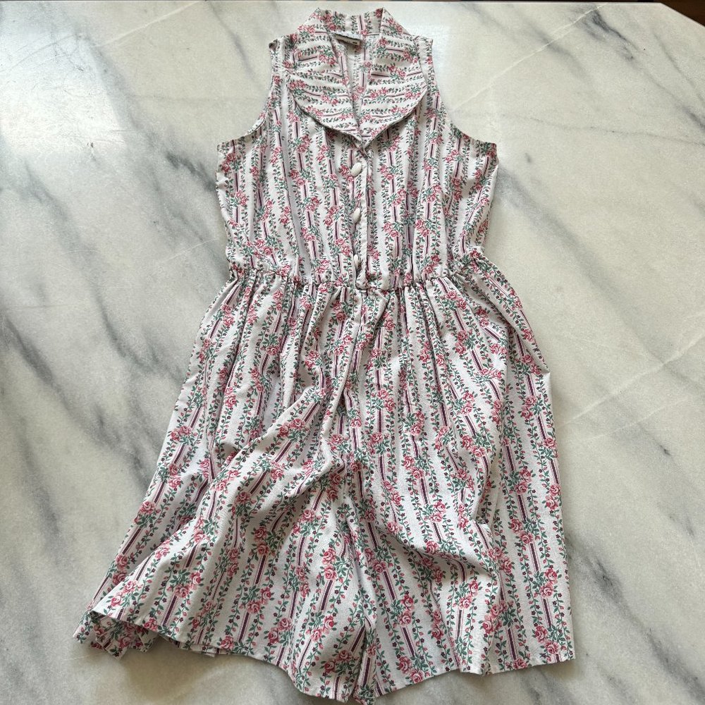 Vintage Floral Romper Size Small/Medium